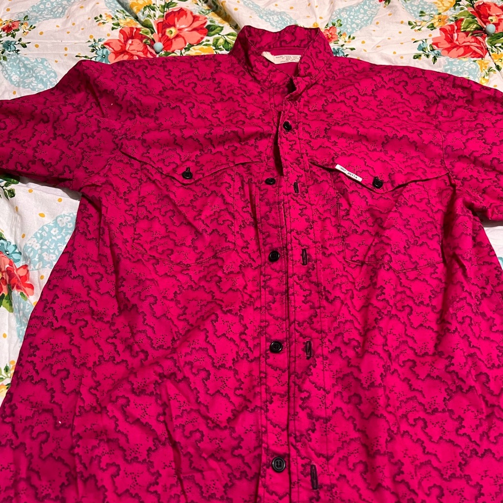 Rare vintage Maury Tates “Mo Better” western shirt